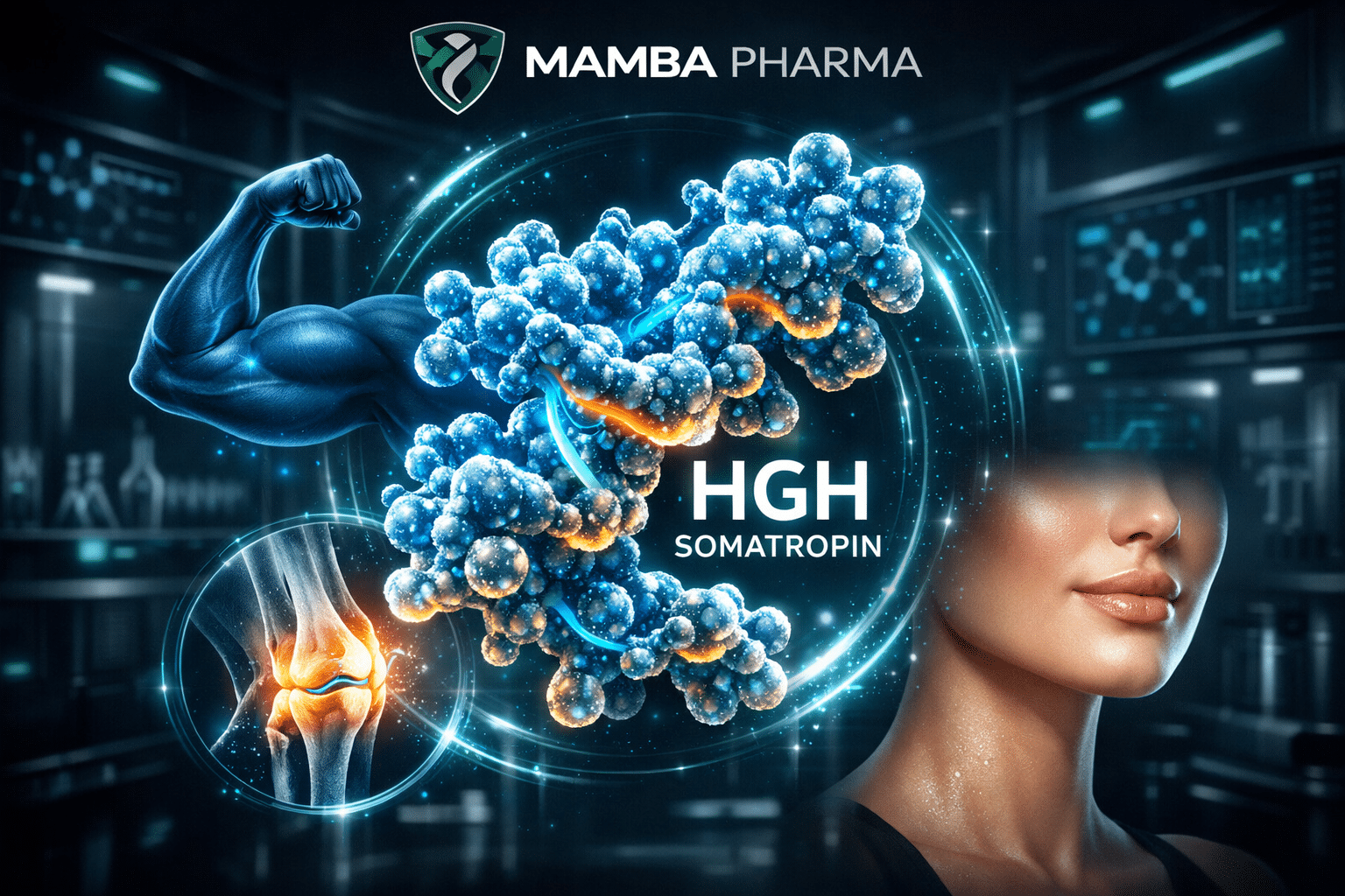 HGH Mamba Pharma - Hormônio do Crescimento Humano para Performance, Recuperação e Longevidade